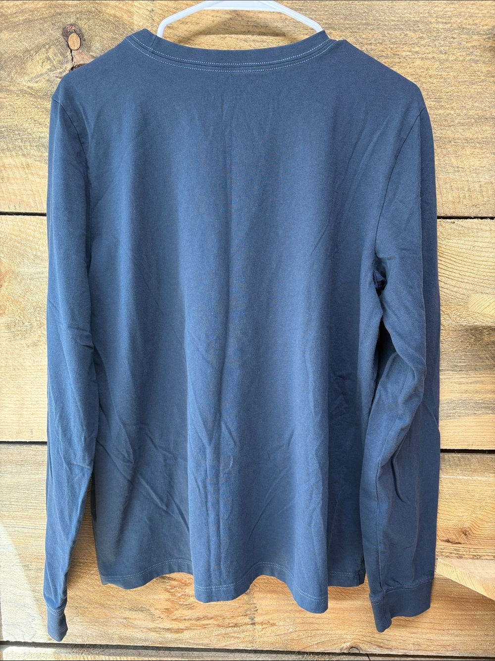 Life Is Good Long-Sleeve Crusher Tee - Navy - Picture 7 of 7